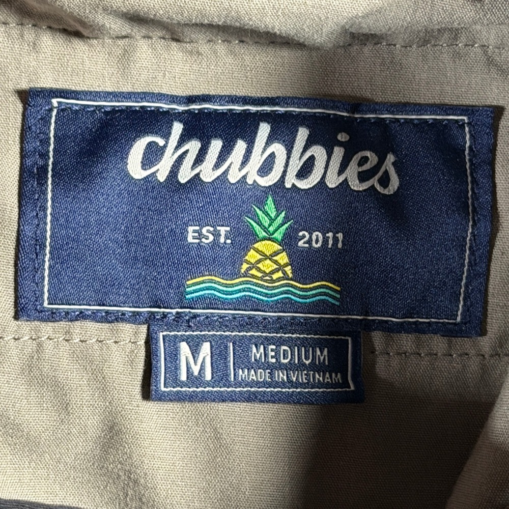 Chubbies Everywear Shorts Mens Medium Charcoal Grey 8 Inch Inseam SS24CA0504B - Picture 8 of 13